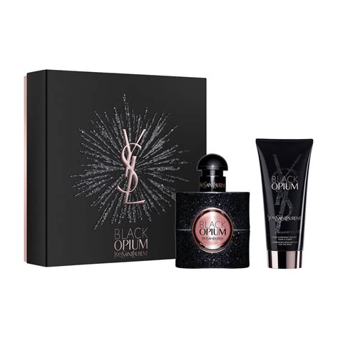 YVES SAINT LAURENT BLACK OPIUM Coffret Cadeau Parfum 